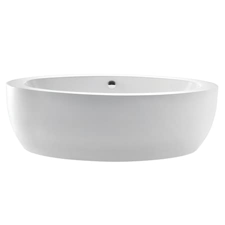 Aqua Eden 72.44 L, 35.69 W, Glossy White, Acrylic VTOV733623JN